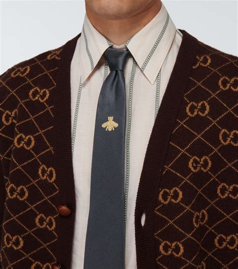 bee tie gucci